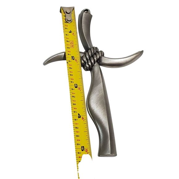 Pewter 5" Cross Pendant Charm Wall Decor JCC 2004 Religious Christian - Picture 6 of 6